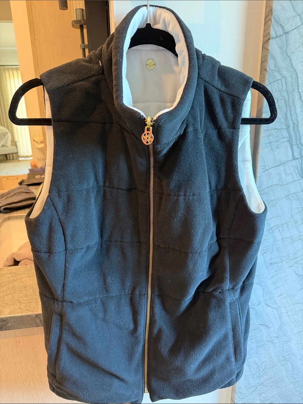 Women's reversible  Fleece Vest - Lily Pulitzer